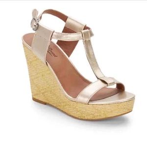 Gold lucky brand wedges